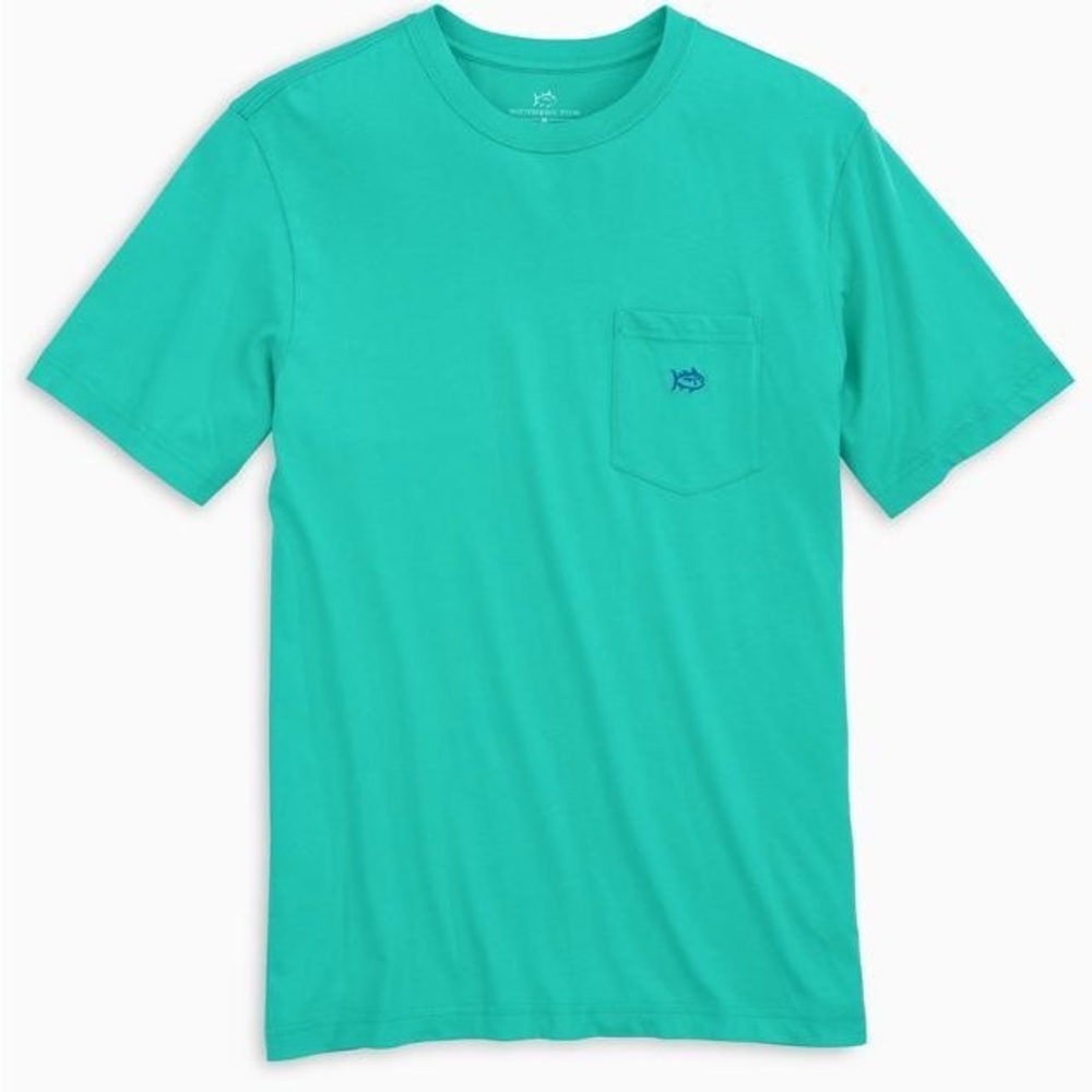 Southern Tide Men's Embroidered Skipjack Pocket Tee (Size: Large)